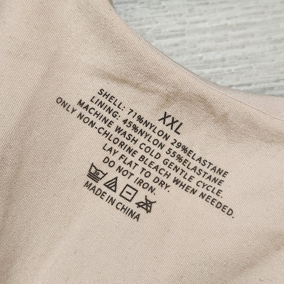 Shaperx bodysuit women's 2XL nude shapewear tummy control full body seamless new - Picture 3 of 15